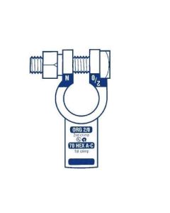 Quikcrimp 00SN Battery Terminal Negative - Copper Straight 70mm2 Cable Size (Pack of 5)