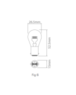 Ionnic 1098/10 Globe Halogen 12V 20/5W  BA15D